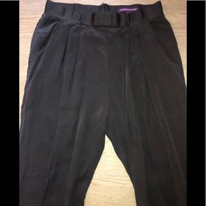 La Petite Francsise Black Pleated Pants Size 38